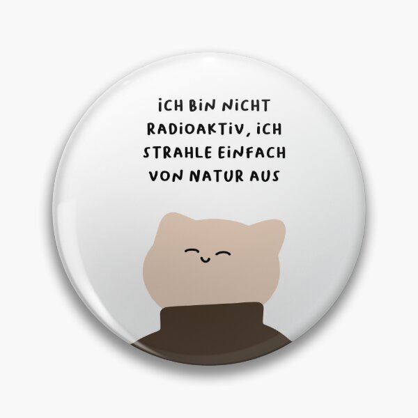 Item preview, Ich bin nicht radioaktiv, ich strahle einfach von Natur aus | Handwritten-style Font designed and sold by RM-Journey.