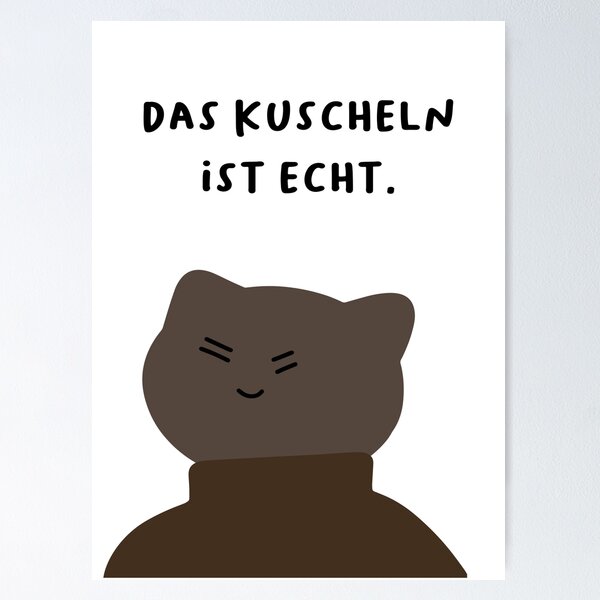 Artikel-Vorschau von Das Kuscheln ist echt. | Schriftart im handschriftlichen Stil, designt und verkauft von RM-Journey.