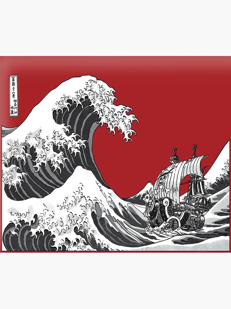 RED The Great Wave by Bray4321