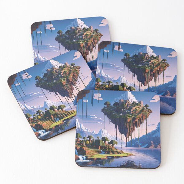 Item preview, Majestic Sky Island - Minecraft Art designed and sold by athanasioungr.