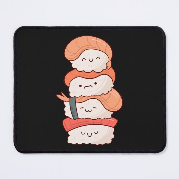 Item preview, sushi smiles: cute and cozy designed and sold by FLOWER--ART.