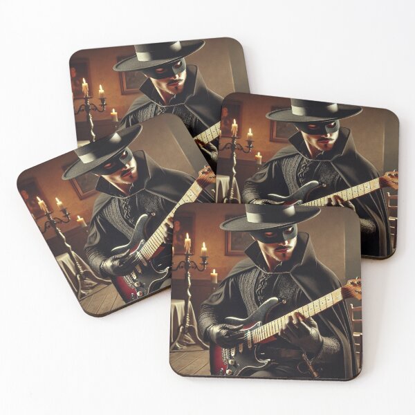 Item preview, "Zorro’s Electric Serenade - The Rocking Masked Hero" designed and sold by MySheetMusicArt.