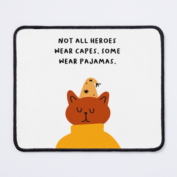 Item preview, Not all heroes wear capes. Some wear pajamas. | Handwritten-style Font designed and sold by RM-Journey.