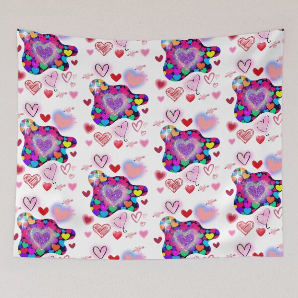 Item preview, Set of glowing hearts designed and sold by AvrilDesigns06.