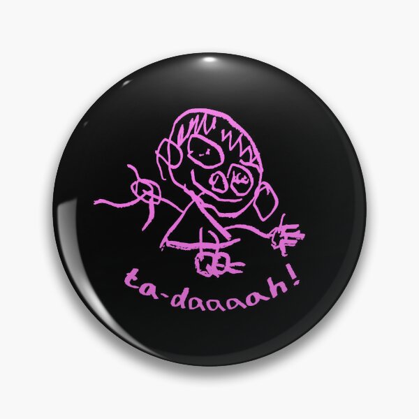 Item preview, TA-DAAAAH. KID DOODLE. PINK. designed and sold by 5hertz.