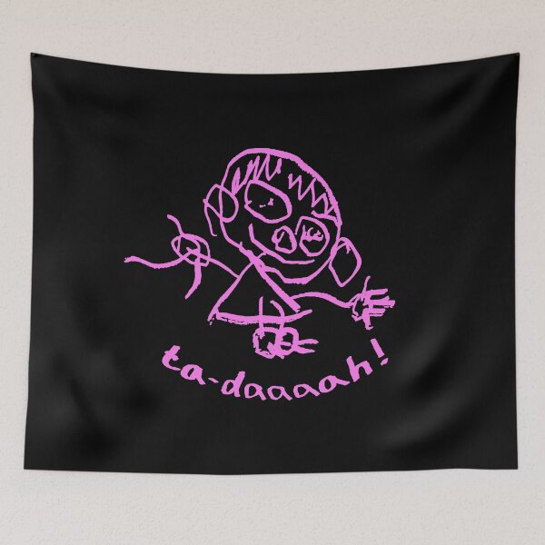 Item preview, TA-DAAAAH. KID DOODLE. PINK. designed and sold by 5hertz.