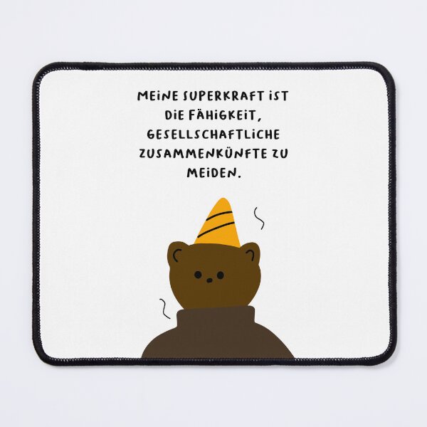 Item preview, Meine Superkraft ist die Fähigkeit, gesellschaftliche Zusammenkünfte zu meiden. | Handwritten-style Font designed and sold by RM-Journey.