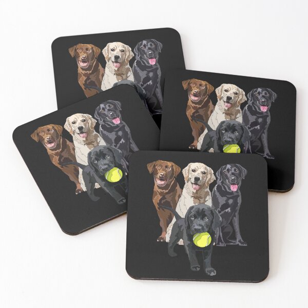 Item preview, Happy Labradors And A Puppy designed and sold by Just-Arts-4U.