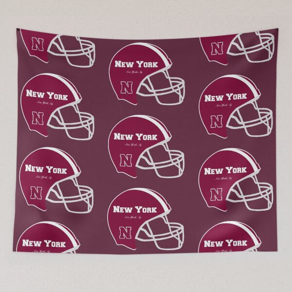 Item preview, New York City NY Football Helmet  designed and sold by Lartheviking.