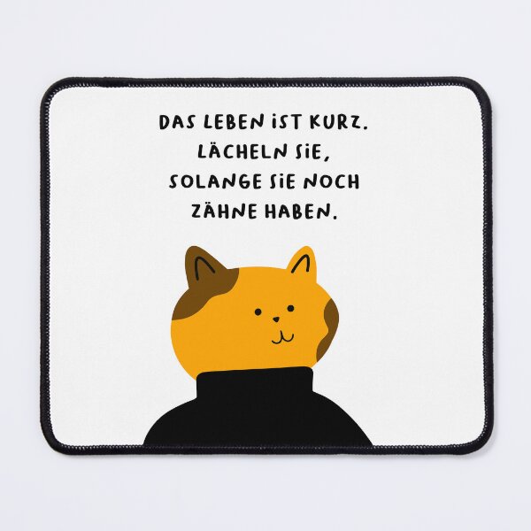 Item preview, Das Leben ist kurz. Lächeln Sie, solange Sie noch Zähne haben. | Handwritten-style Font designed and sold by RM-Journey.
