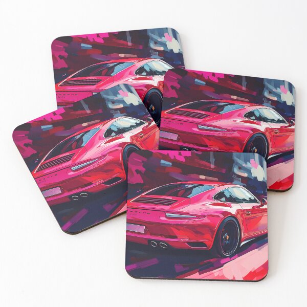 Item preview, Red Porsche 911 Carrera 4 GTS  -  Pop Art designed and sold by AutoPopStudio.