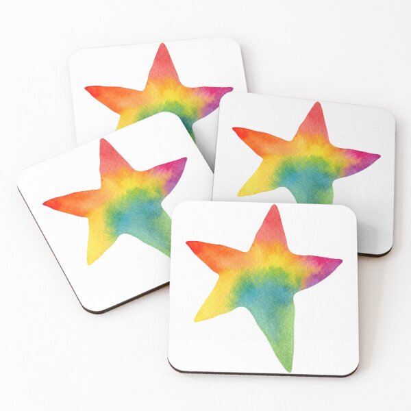 Item preview, Vibrant Rainbow Star | Colorful Cosmic Burst Design designed and sold by TennisProTeam.