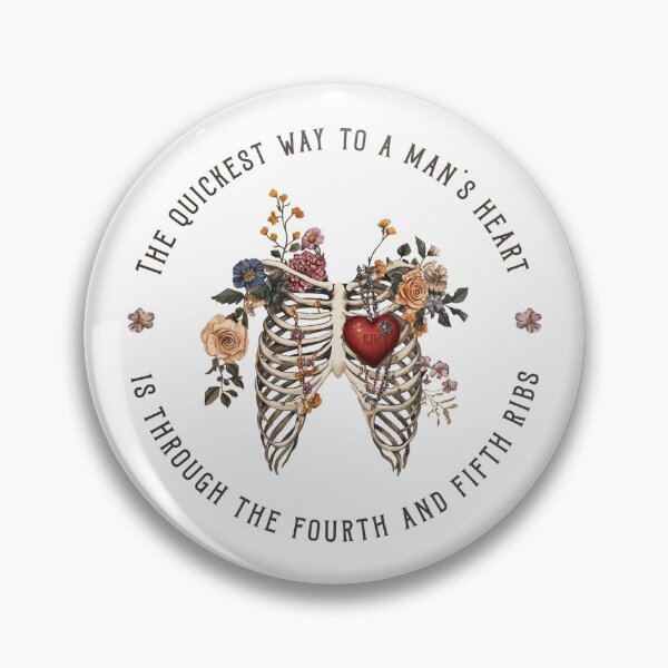 Item preview, The Quickest Way to a Man's Heart Sarah J Maas ACOTAR designed and sold by GoodBookThreads.