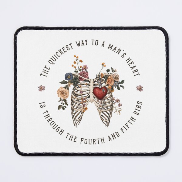 Item preview, The Quickest Way to a Man's Heart Sarah J Maas ACOTAR designed and sold by GoodBookThreads.