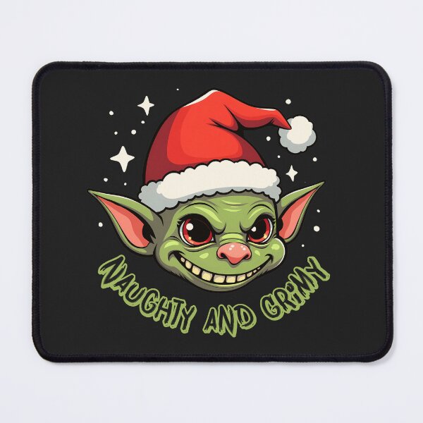 Item preview, Goblin Naughty and Grimy funny christams goblincore aesthetic xmas holiday gift fantasy forest creature forager lover designed and sold by Fantasy Cache.