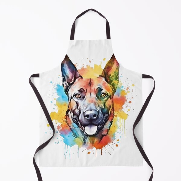 Item preview, Belgian Malinois | Colorful Watercolor Design #11 designed and sold by MatsurexDesigns.