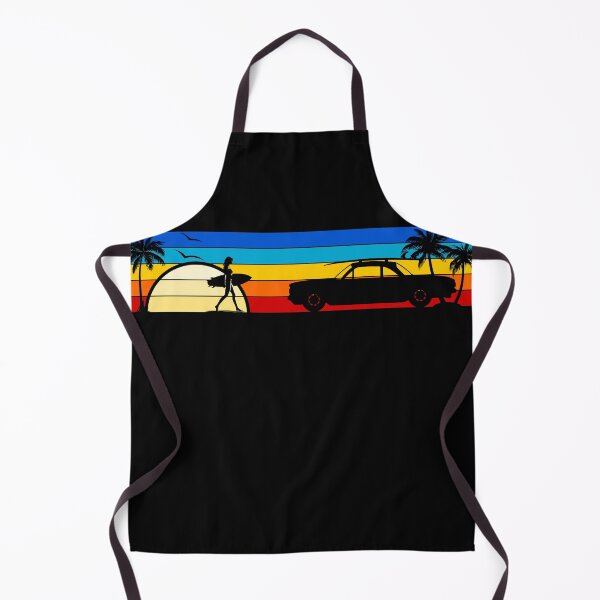 Item preview, Corvair Early Model Coupe Vintage Surfer Girl Sunset Beach Vintage Style 1960 1961 1962 1963 1964 designed and sold by FlatSixGraphics.