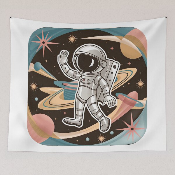 Item preview, Sticker T-Shirt Design Trending: Space Man designed and sold by ForeverPrintsOK.