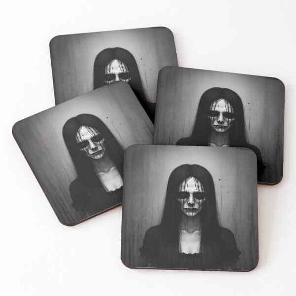 Item preview, Haunting Woman Black and White Art designed and sold by DarkJuliettes.