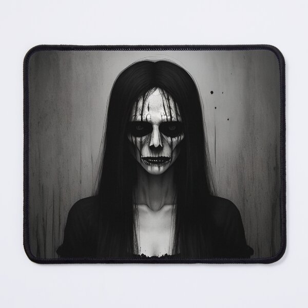 Item preview, Haunting Woman Black and White Art designed and sold by DarkJuliettes.