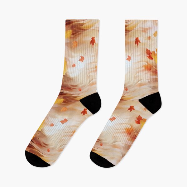 Item preview, Autumn Leaf Brushstrokes Pattern #29 designed and sold by NatureSight.