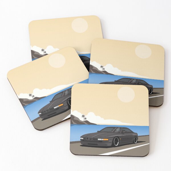 Item preview, 850SCi Black  Sports car on ocean road designed and sold by blackdogshop.
