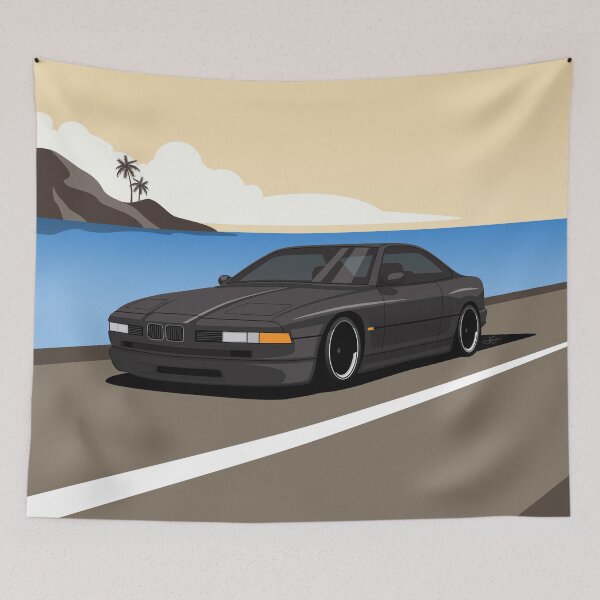 Item preview, 850SCi Black  Sports car on ocean road designed and sold by blackdogshop.