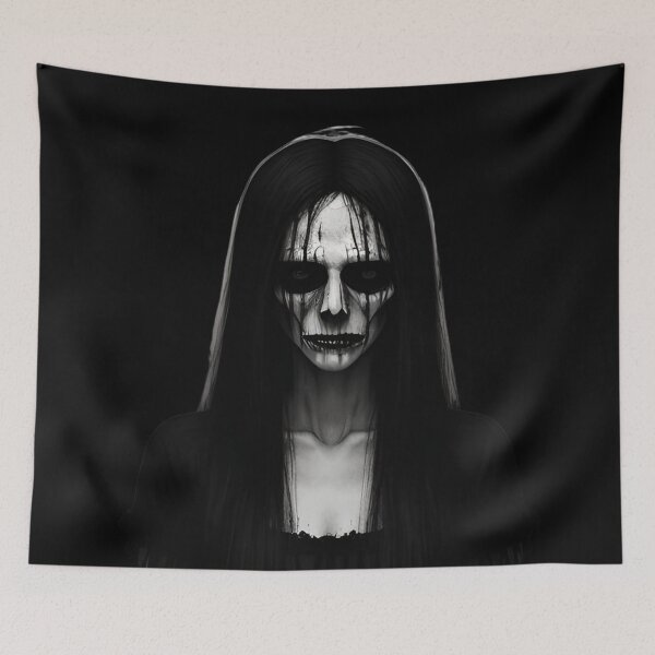 Item preview, Haunting Woman Black and White Art with No Bakground designed and sold by DarkJuliettes.