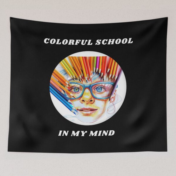 Item preview, Colorful School In My Mind designed and sold by mirciashop.