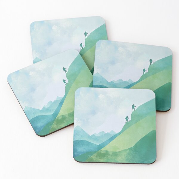 Item preview, Two Climbers on a Mountain designed and sold by MaryFiore.