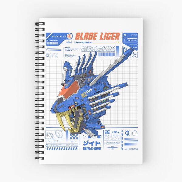 Item preview, Zoids | Chaotic Century - HS-Mech - Blade Liger BS; anime illustration with urban graphic design. designed and sold by efiik.