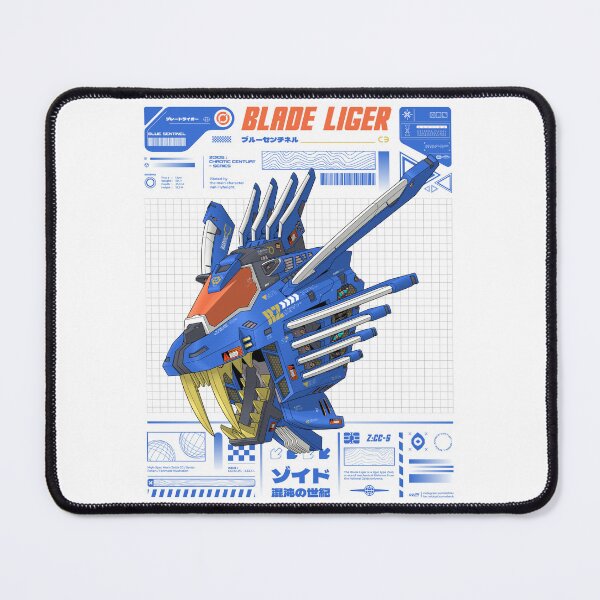 Item preview, Zoids | Chaotic Century - HS-Mech - Blade Liger BS; anime illustration with urban graphic design. designed and sold by efiik.
