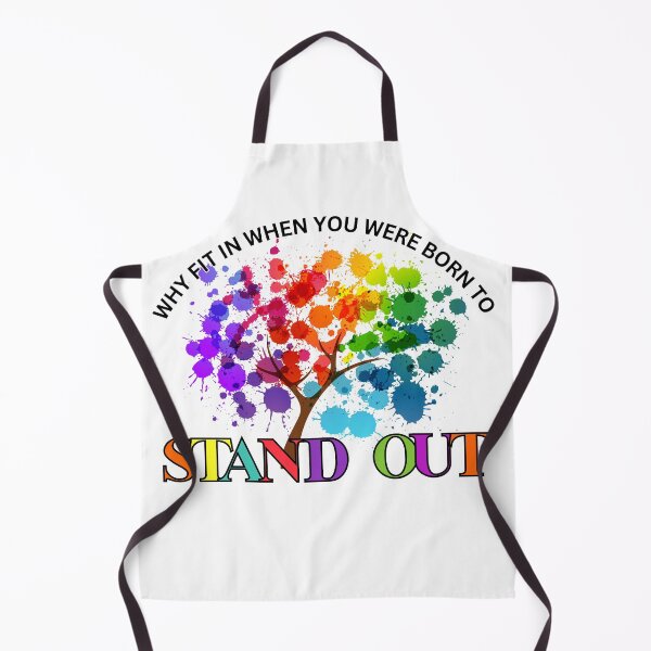 Item preview, Colorful Born To Stand Out Inspirational Design designed and sold by TOA Timeless Original Apparel.