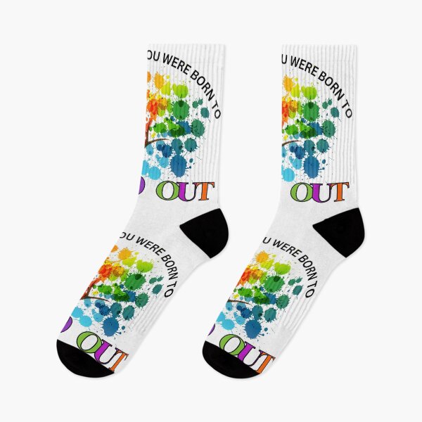 Item preview, Colorful Born To Stand Out Inspirational Design designed and sold by TOA Timeless Original Apparel.