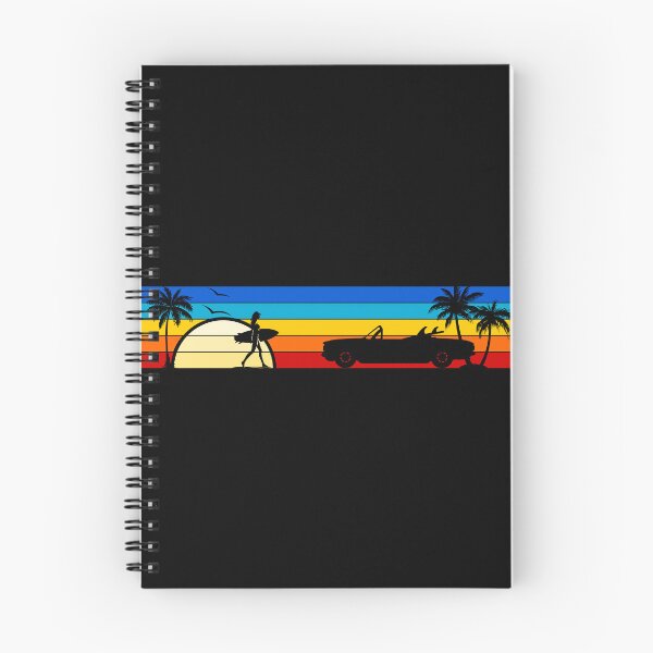 Item preview, Corvair Early Model Convertible 1962 1963 1964 Surfer Girl Sunset Beach Vintage Style designed and sold by FlatSixGraphics.