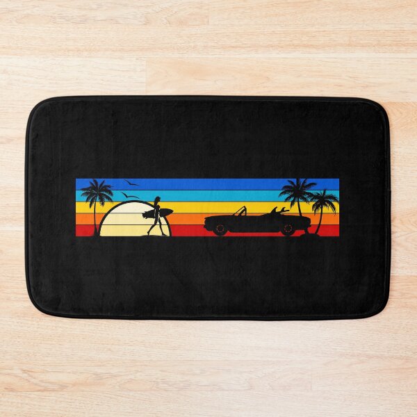 Item preview, Corvair Early Model Convertible 1962 1963 1964 Surfer Girl Sunset Beach Vintage Style designed and sold by FlatSixGraphics.