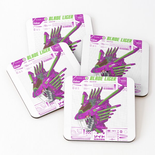 Item preview, Zoids | Chaotic Century - HS-Mech - Blade Liger U-01; anime illustration with urban graphic design. designed and sold by efiik.