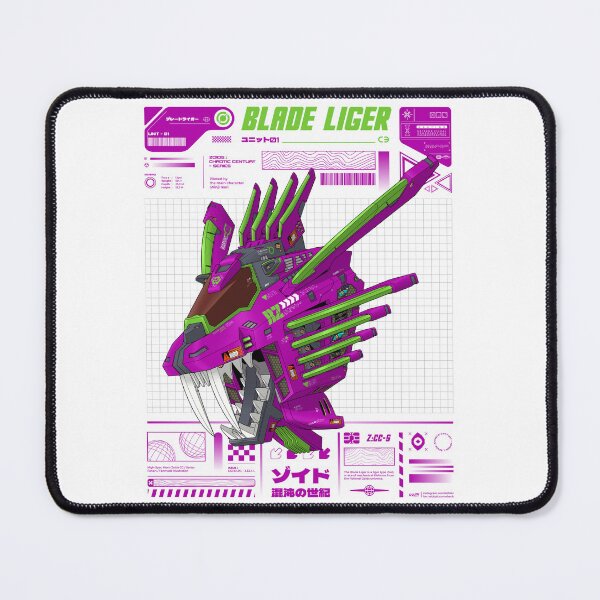 Item preview, Zoids | Chaotic Century - HS-Mech - Blade Liger U-01; anime illustration with urban graphic design. designed and sold by efiik.