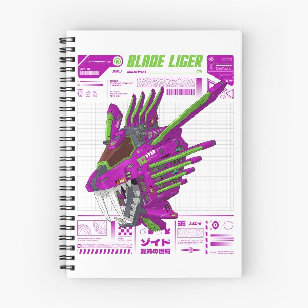 Item preview, Zoids | Chaotic Century - HS-Mech - Blade Liger U-01; anime illustration with urban graphic design. designed and sold by efiik.