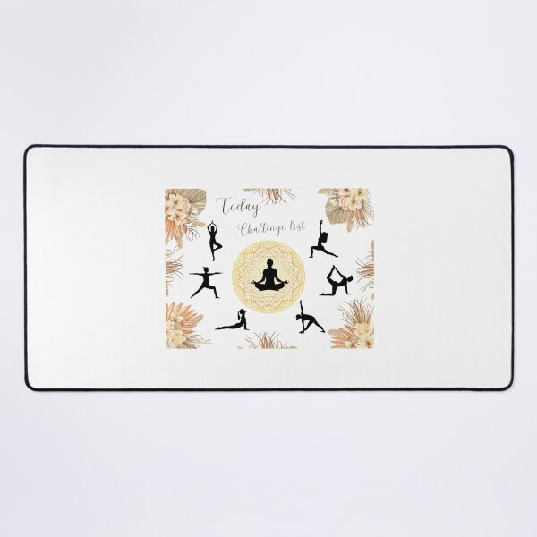 Item preview, Today Challenge List Yoga Pose designed and sold by FreeStyleTrend.
