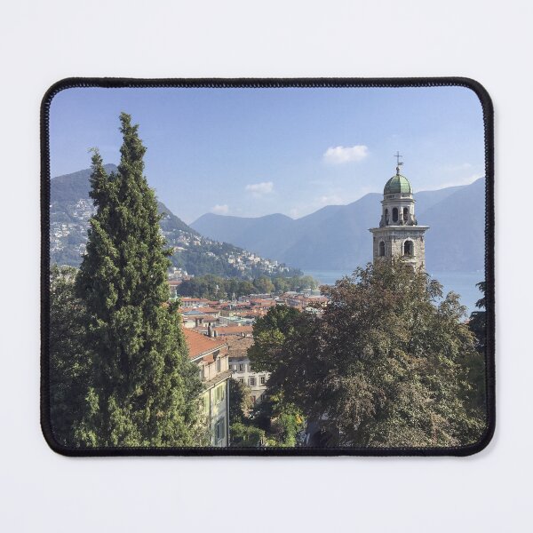 Item preview, Scenic View of Lugano and Lake designed and sold by OpheliaObjects.