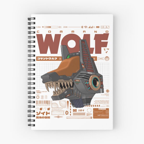 Item preview, Zoids | Chaotic Century - HS-Mech - Command Wolf IRV; anime illustration with urban graphic design. designed and sold by efiik.