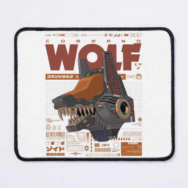 Item preview, Zoids | Chaotic Century - HS-Mech - Command Wolf IRV; anime illustration with urban graphic design. designed and sold by efiik.