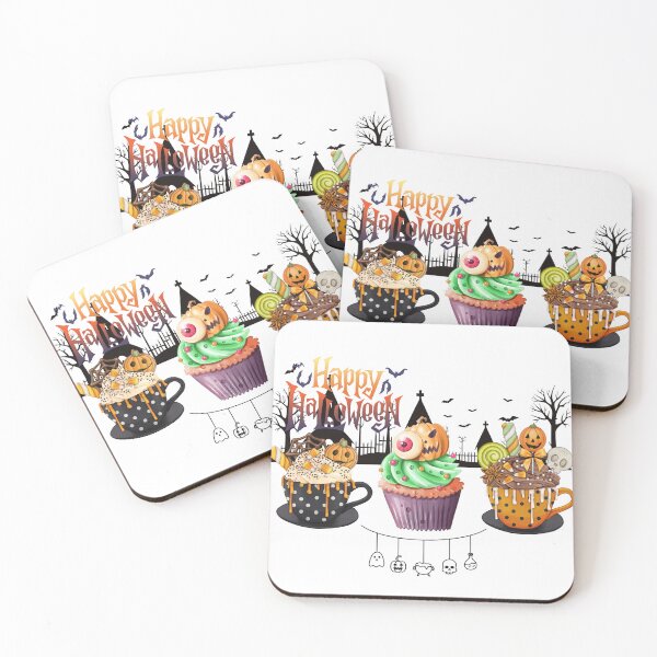 Item preview, Spooky Sweets Halloween Festive Cupcake and Hot Cocoa designed and sold by TOA Timeless Original Apparel.