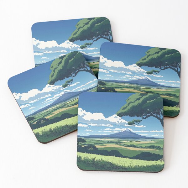 Item preview, Equatorial Guinea landscape | Anime style designed and sold by ComicsFactory.