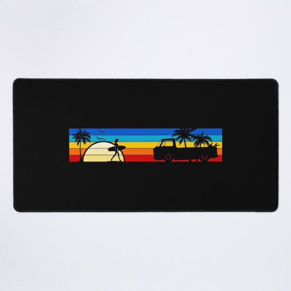 Item preview, Corvair Rampside Loadside Pickup Truck Surfer Girl Sunset Beach Vintage Style 1965 1966 1967 1968 1969 designed and sold by FlatSixGraphics.