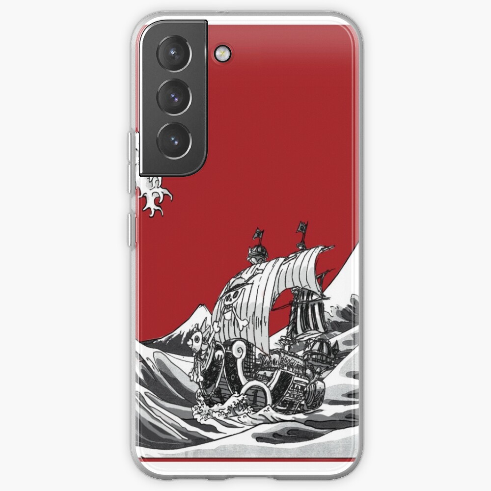 RED The Great Wave Samsung Galaxy Phone Case