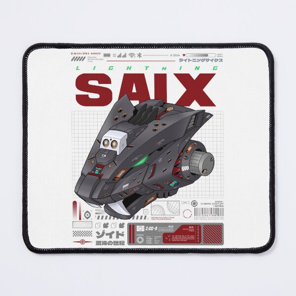 Item preview, Zoids | Chaotic Century - HS-Mech - Lightning Saix; anime illustration with urban graphic design. designed and sold by efiik.