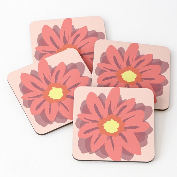 Item preview, Red flower gradient designed and sold by Doodlehomeshop.