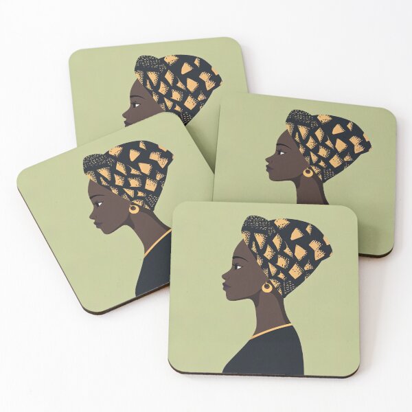 Item preview, Equatorial Guinean woman | Anime style designed and sold by ComicsFactory.